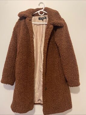 J. Crew Chocolate Brown Teddy Coat